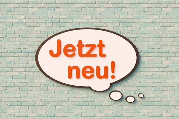 istock Jetzt neu (new now) - Cartoon speech bubble. 1480915035