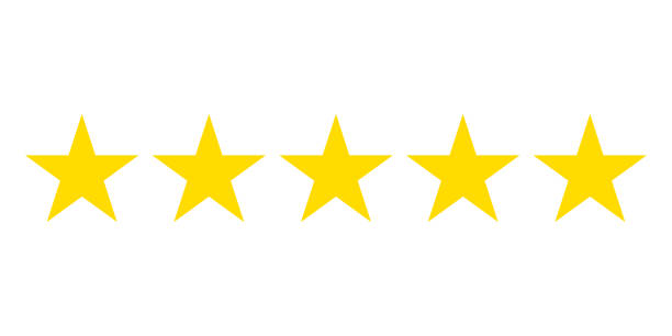 istock Five stars customer product rating review flat icon for apps and websites 1480915057