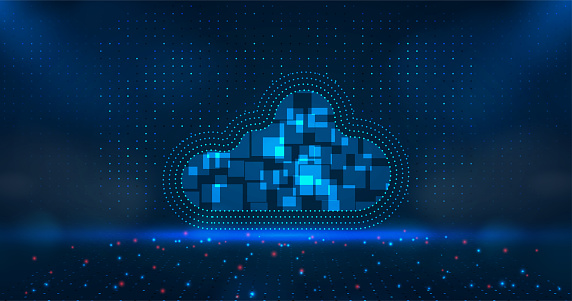 cloud computing,cloud symbol vector illustration, 2D cloud, 3D cloud, multi-cloud work connected data.