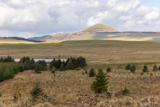 View of Lomond Hills Regional Park, Scotland stock photo