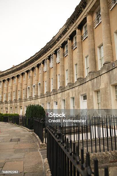 Foto de Royal Crescent Na Banheira e mais fotos de stock de Arenito - Arenito, Arquitetura, Bath - Inglaterra