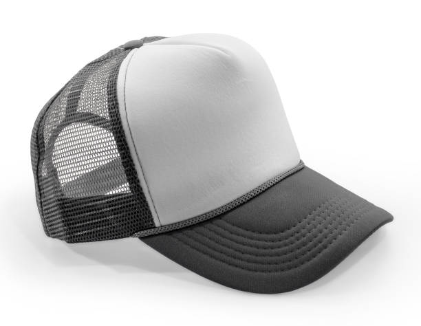 istock Side View Realistic Cap Mock Up In Gray Color is a high resolution hat mockup to help you present your design or brand logo beautifully. 1480925548