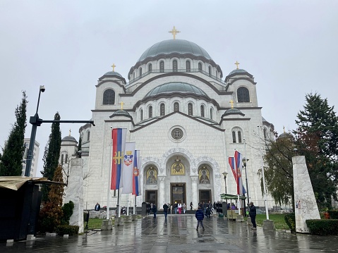 Serbia- Belgrade - Church of Saint Sava