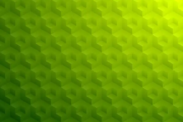 Vector illustration of Abstract green background - Geometric texture