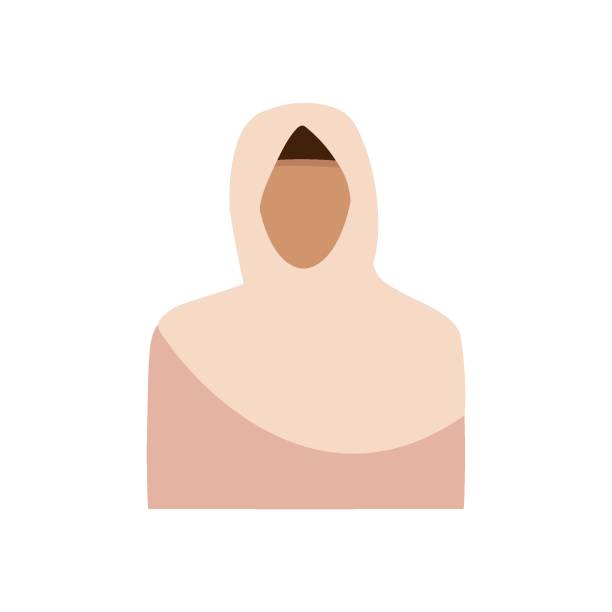 ÐÐ»Ñ ÐÐ½ÑÐµÑÐ½ÐµÑÐ° Faceless female avatar. Arab woman in a burqa vector illustration. EPS 10 burka stock illustrations