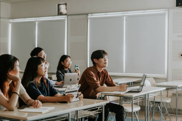 istock Asian young designer student are listening the presentation in classroom 1480944305