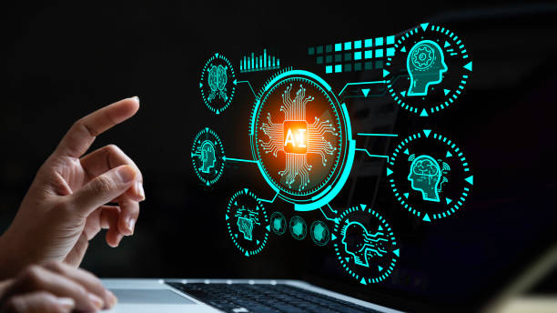 istock AI (Artificial Intelligence) Technology networks connecting wireless devices. AI technology is essential to business in the digital world. Futuristic virtual screen interface technology. 1480945201
