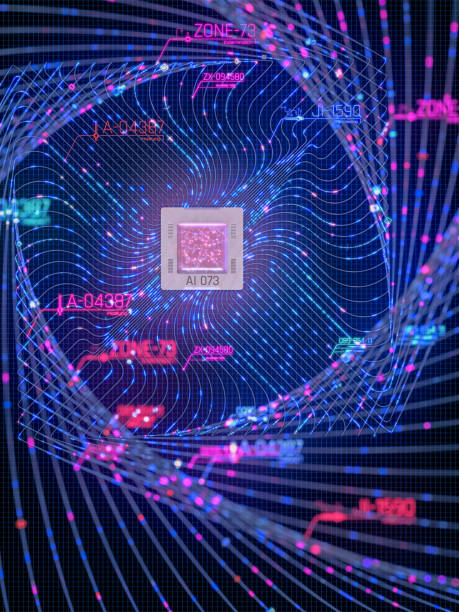 istock Illustration Of Modern Technology, Abstract Digital Bacground, Stock Photo, 3D Rendering 1480945540