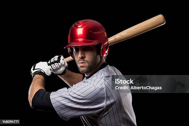 Baseball Player Stockfoto und mehr Bilder von Baseball - Baseball, Einen Baseball schlagen, Athlet