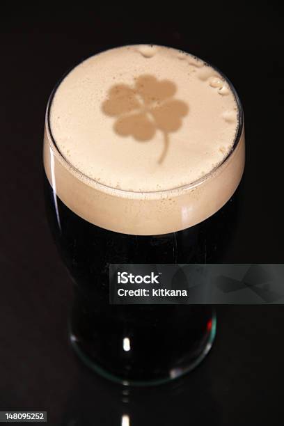 St Patricks Day Stock Photo - Download Image Now - Alcohol - Drink, Beer - Alcohol, Black Background