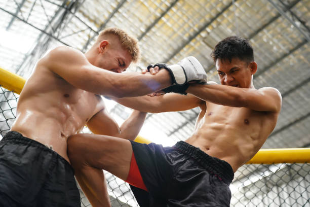istock Mixed Martial Art, The power of a knee 1480953608