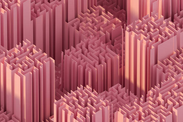 istock Labyrinth, maze. Business strategy, analyzing and smart city concept 1480958661