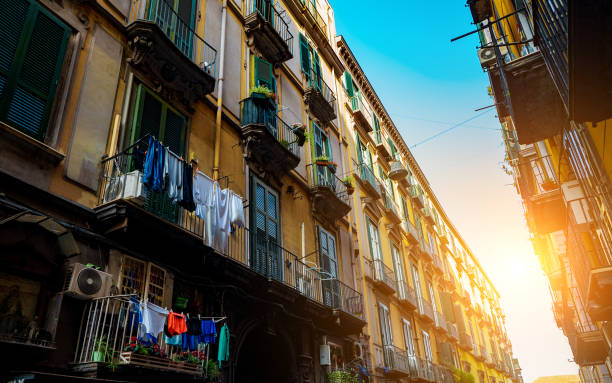 istock Typical street with houses in Italy. 1480971268