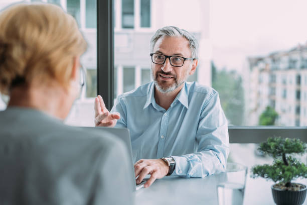 istock Business partners in meeting. 1480979249