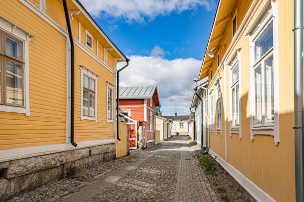 istock The old town of Rauma, Finland. 1480980821