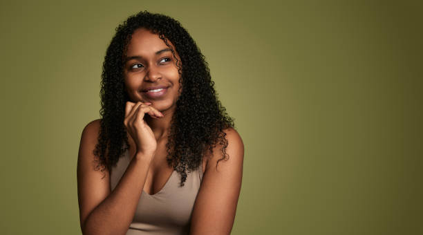 istock Dreamy young lady with perfect skin 1480981825
