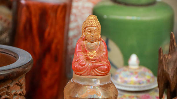 istock Buddha statues at the flea market 1480983973
