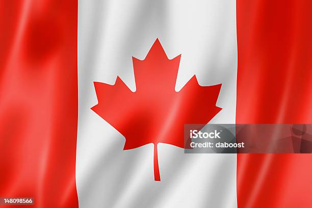 Bandeira Do Canadá - Fotografias de stock e mais imagens de Bandeira do Canadá - Bandeira do Canadá, Bandeira, Canadá