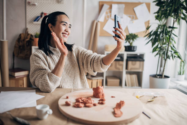 istock Woman taking a selfie 1480988011