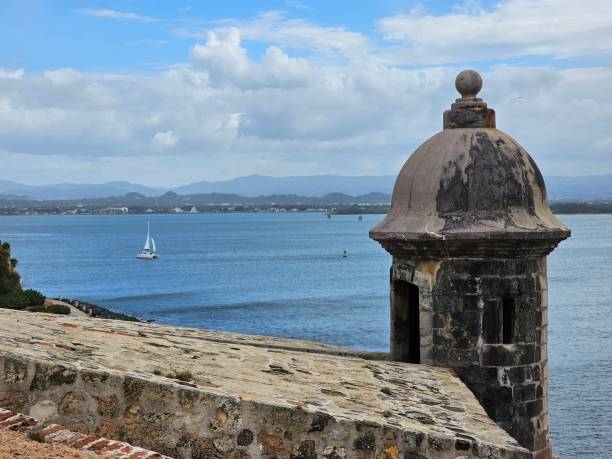 istock Ocean view from Old San Juan castle walls 1480988319