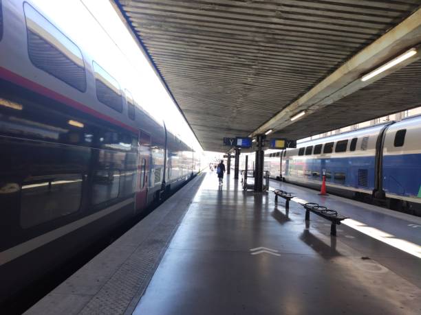 istock Railway station platform in Marseille, France. 1480989067