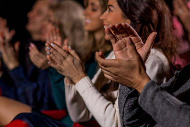 istock Small group of theatre going public at a performance 1480991525