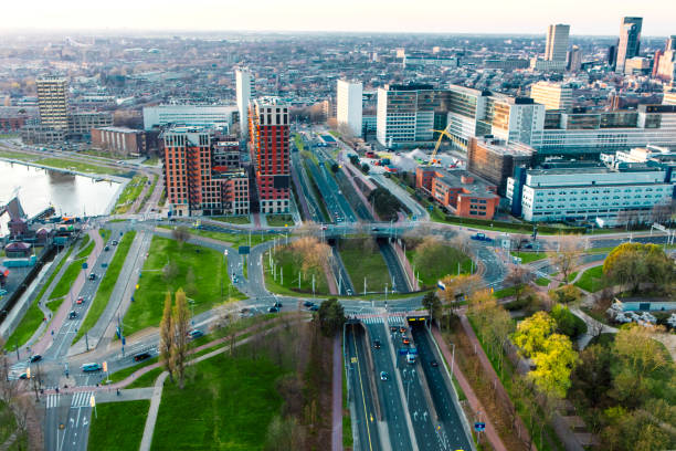 istock Green Buildings and city view 1480993563