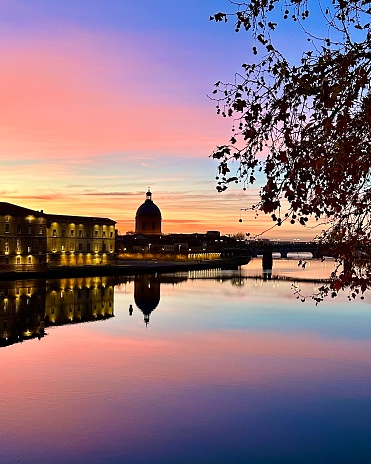 Atardecer en Toulouse.