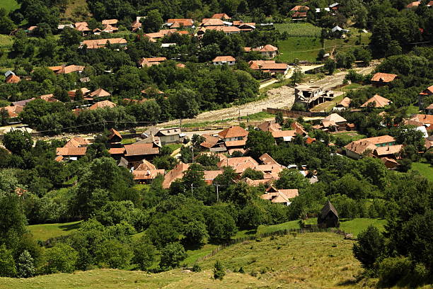 istock beautifully neighboured village 148099565