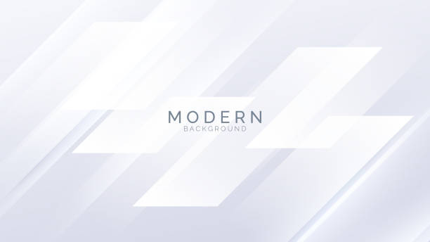 istock Abstract white background. Geometric texture design. Modern futuristic white and gray background. 1480998509