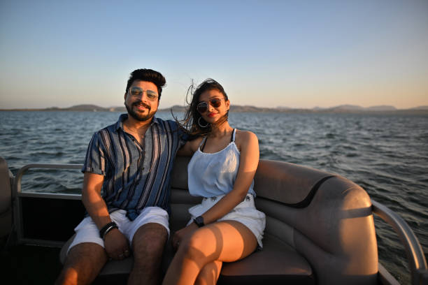 istock A father daughter having good time on a boat ride looking directly into the camera lens 1480998893