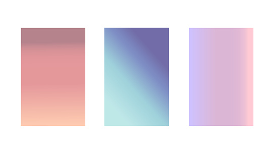 Lay Back Gradient Set Of Gradient Backgrounds Stock Illustration - Download Image Now ...