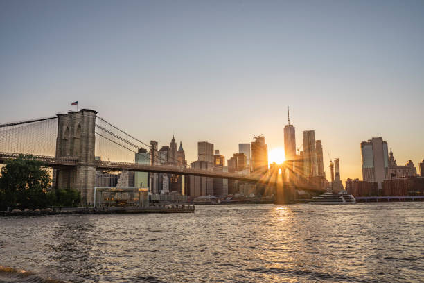 istock Brooklyn Bridge and Manhattan Skyline at Sunset 1481008545