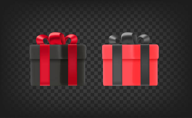 istock Color gift boxes clipart. 3d vector clipart isolated on transparent background 1481016598
