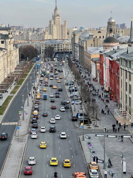 istock Moscow cityscape from above 1481019283