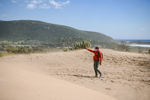 man traveling the world