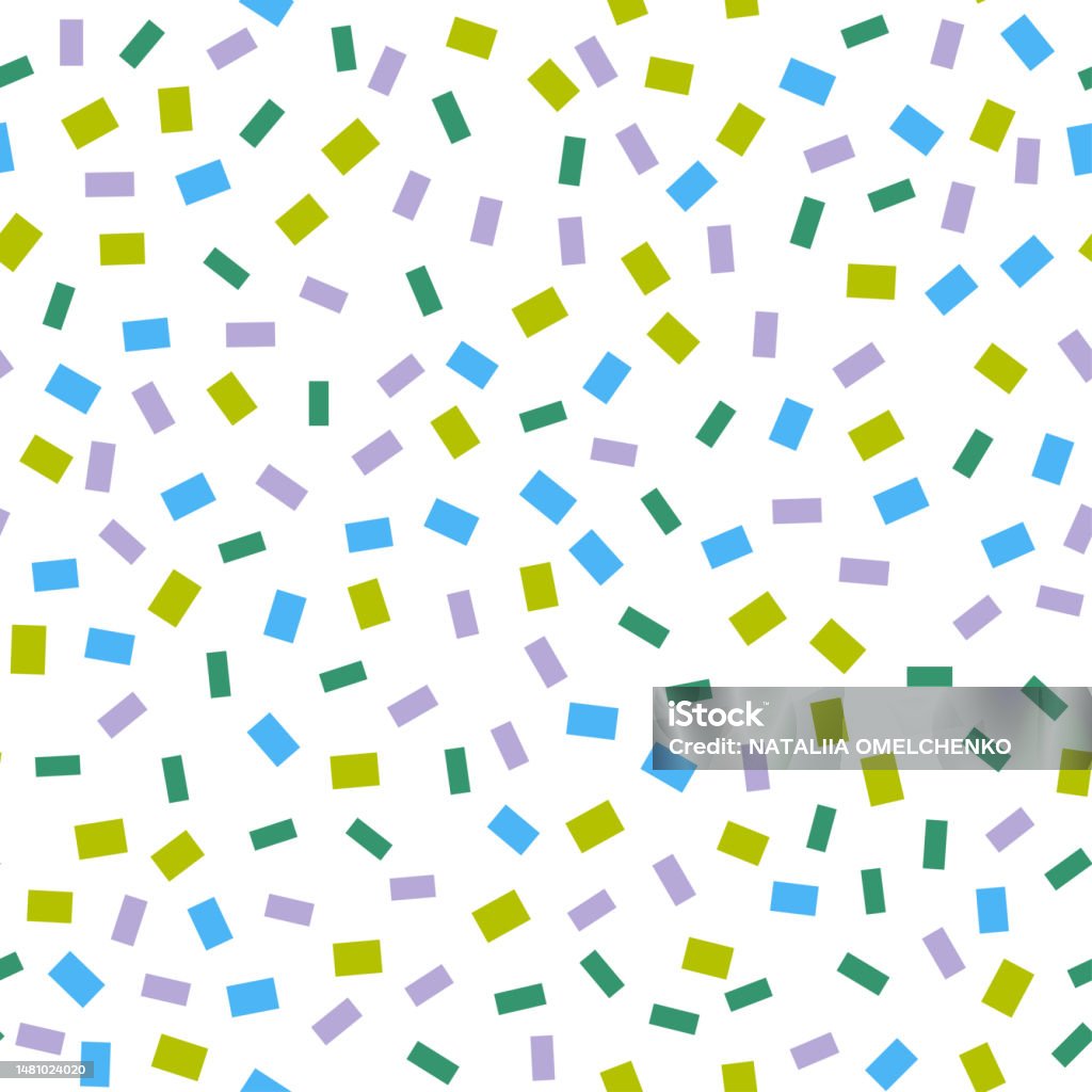 Seamless Pattern With Rectangles On White Background Vector ...