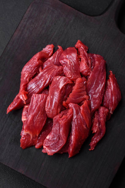 istock Fresh raw beef with salt, spices and herbs 1481024517