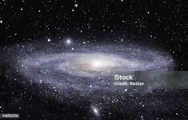 Far Galaxy Stock Photo - Download Image Now - Milky Way, Spiral, Spiral Galaxy