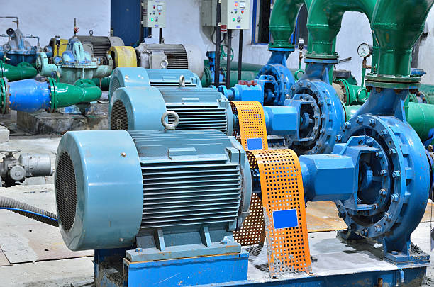 istock Sewage treatment pumping station 148102559