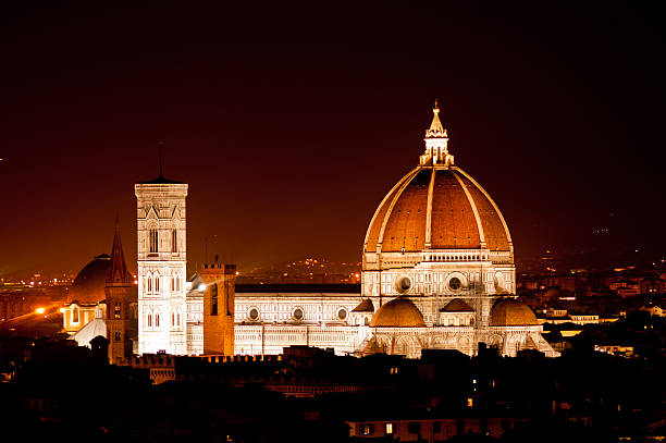 istock Night view of Florence Cathedral 148103990