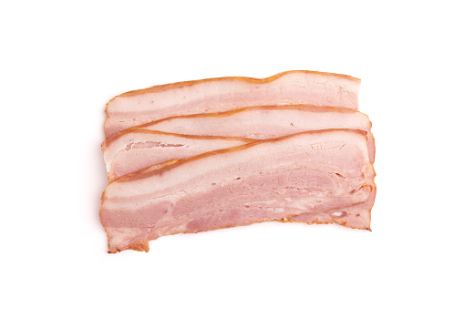Bacon in frying pan on Induction Cooker