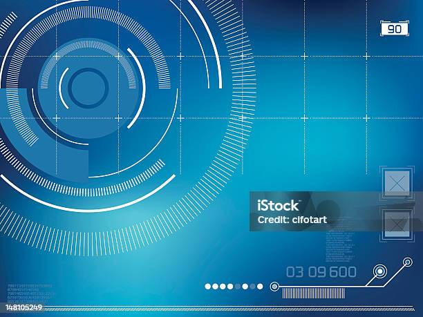 Tecnologia Informatica - Immagini vettoriali stock e altre immagini di Astratto - Astratto, Brillante, Cerchio