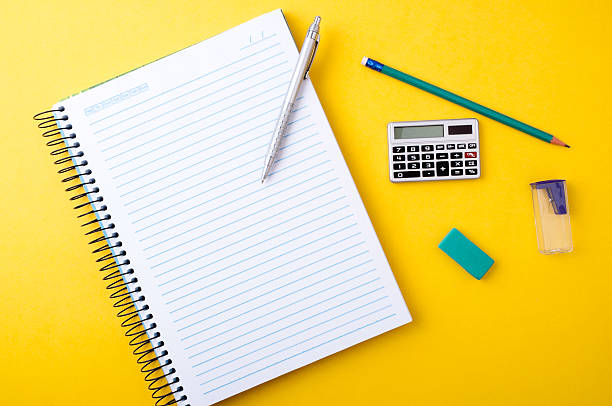 istock copybook, pen, pencil and other equipment 148105272
