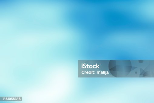 istock Light blue gradient abstract blur background 1481058348