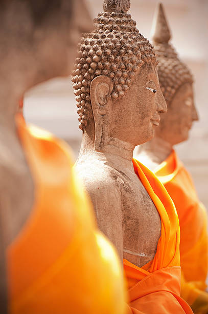 istock Buddha images in Ayutthaya Thailand 148106943