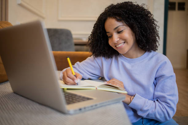 istock Young woman working from home 1481070618