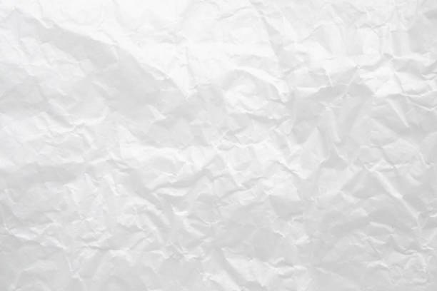 istock Abstract white crumpled and creased recycle paper texture background 1481071537