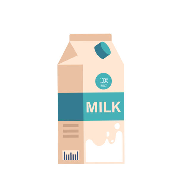 istock Paper Milk Package, Eco-friendly Box Used In Dairy Industry. Recyclable, Biodegradable Pack Provides Convenient 1481071595