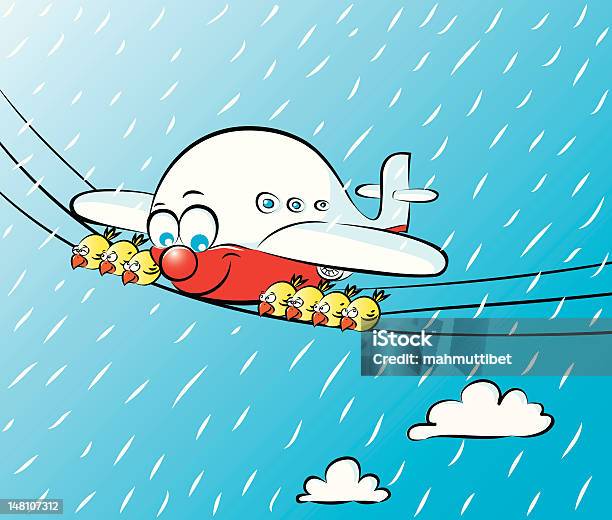 It Raining Again Its Raining Again Stock Illustration - Download Image Now - Airplane ...